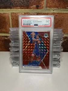 Shai Gilgeous Alexander 2019 Panini Mosaic - Red Mosaic /88 PSA 9 - OKC🏀 - Picture 1 of 2