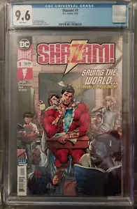 DC Comics 2019 Shazam! #1 Geoff Johns & Dale Eaglesham Cover CGC 9.6 Near Mint+ - Picture 1 of 2