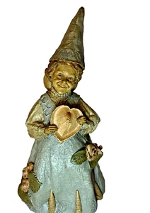 Vintage Dee Lovely Tom Clark Gnome Mold Figurine Holding Heart 8” - Picture 1 of 9