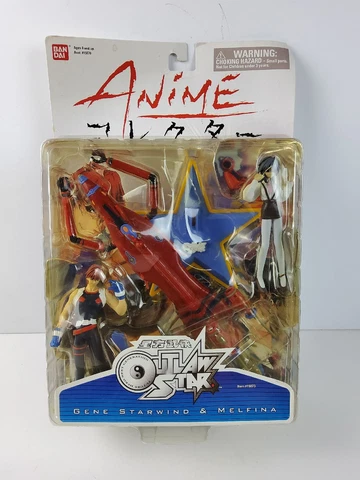 2001 Bandai Outlaw Star GENE STARWIND & MELFINA Anime Figure Set RARE 15073 NEW Cover