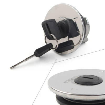 Fuel Gas Tank Cap Cover w/ Keys Set Fit Yamaha FZR600 FZR250 FZR400 1WG-24602-00 - Image 1 of 4