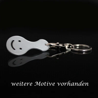 Einkaufswagenchip sofort abziehbar Einkaufswagenlöser Metall Optik Edel LAgoods