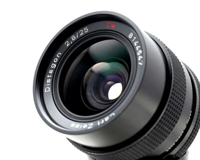 Contax Carl Zeiss Distagon T* 25mm f/2.8 Lens For Contax/Yashica Mount Exc+++ - Image 1 of 4