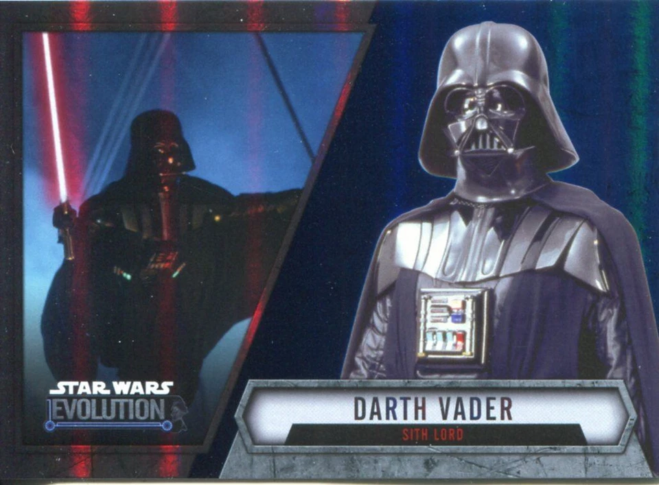 Star Wars Evolution 2016 Blue Parallel Card #7 Darth Vader - Sith Lord - Image 1 of 1