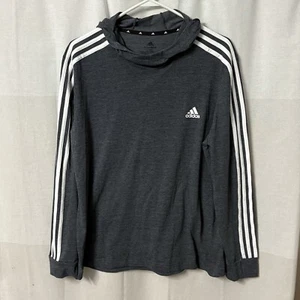 Adidas Primegreen Aeroready lightweight hoodie Gray Womens Size 2XL Shirt - Picture 1 of 4