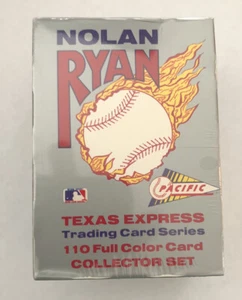Sealed 1991 Pacific Baseball Nolan Ryan Texas Express 110 Complete Cards Factory - Picture 1 of 4
