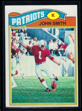 1977 Topps Football #499 - JOHN SMITH - New England Patriots