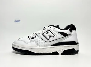 New Balance 550 Leder Sneaker Schwarz Weiß Unisex UK Größe 4,5 EUR 37,5 - Bild 1 von 18