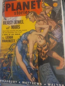 1948 Winter Planet Stories Pulp Fiction Magazine Vol 4, No. 1 - Bild 1 von 3