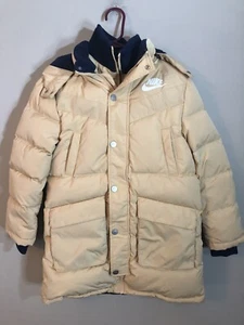 Nike Kids Unisex Sportswear Heavyweight Puffer Jacket Tan Size M - Picture 1 of 7