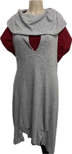 Kekoo Damen Kleid, Gr:1 (M-L), grau, super weich, warm & dehnbar, MUST HAVE, Neu mit Etikett - Bild 1 von 10