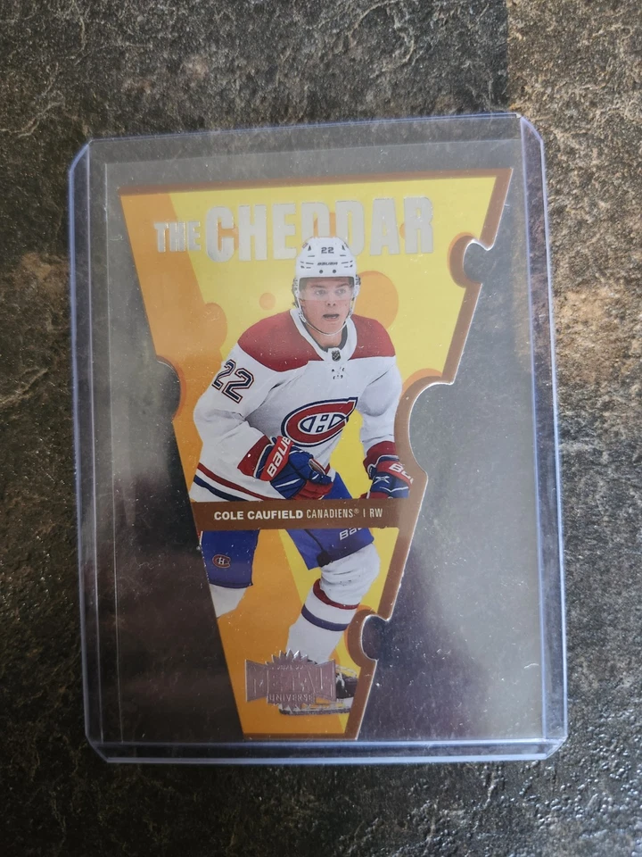 2021-22 SkyBox Metal Universe The Cheddar Cole Caufield Card# TC-4 - Image 1 of 2