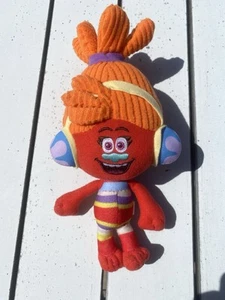 Dreamworks Toy Factory DJ Suki Red Trolls Plush Doll 10” - Picture 1 of 4