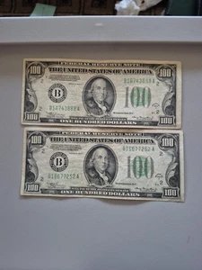MULES!! 1934A 100S Dollar Federal Reserve Note. B Block - Picture 1 of 7
