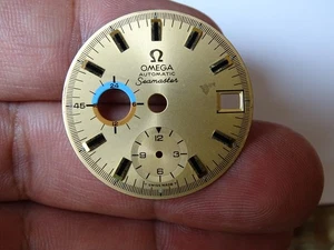 Omega Seamaster Jedi Dial Gold Tone Cal 1040 Vintage - Picture 1 of 4