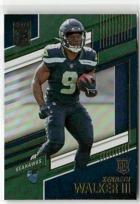 Kenneth Walker III RC 2022 Donruss Elite Green Seattle Seahawks #110 - Image 1 of 3