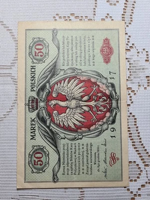 Polonia, 50 marcos 1916, jeneral, serie A Foto 1 de 4