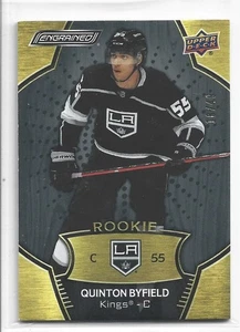 23-24 Upper Deck Engrained 21-22 Rookie Ebony /49 Quinton Byfield #193 - Bild 1 von 1