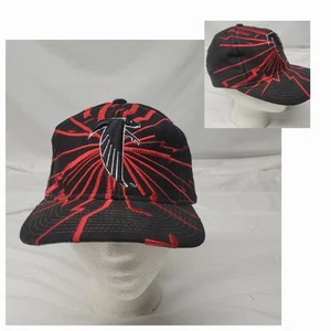 Vtg Atlanta Falcons collision 100% Wool Starter SnapBack Lighting Hat NFL Cap - Picture 1 of 14