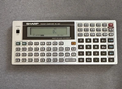 Sharp PC-1401 Pocket Computer  Vintage Taschencomputer  geprüft - Bild 1 von 3