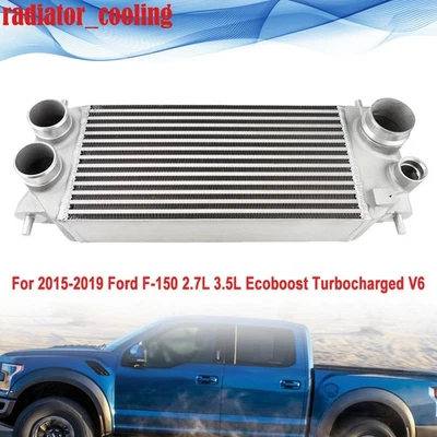 Aluminum Intercooler For 2015-2019 Ford F-150 2.7L 3.5L Ecoboost Turbocharged V6 - Image 1 of 4