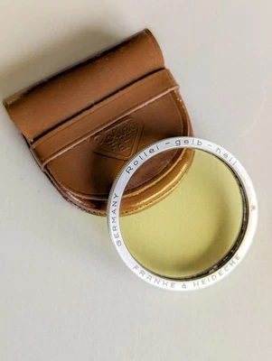 ROLLEI FRANKE & HEIDECKE filtre jaune clair  baïonnette Rolleiflex 2,8 R - Photo 1/4