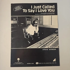 Partituras Stevie Wonder I Just Called To Say I Love You 1984 de colección - primera edición - Imagen 1 de 5