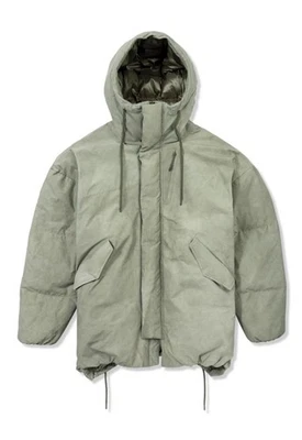 Holden - Mens Long Down Parka - Dark Olive Distressed- Large - new w/ tags - Image 1 of 4