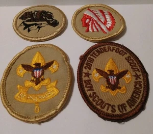 Boy Scout Parches Insignias BSOA Cub Scouts Pie Tender 2010 Lote de 4 Camping  - Imagen 1 de 2