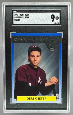 Derek Jeter 1992 primera fila selecciones del draft #55 plata Foto 1 de 3