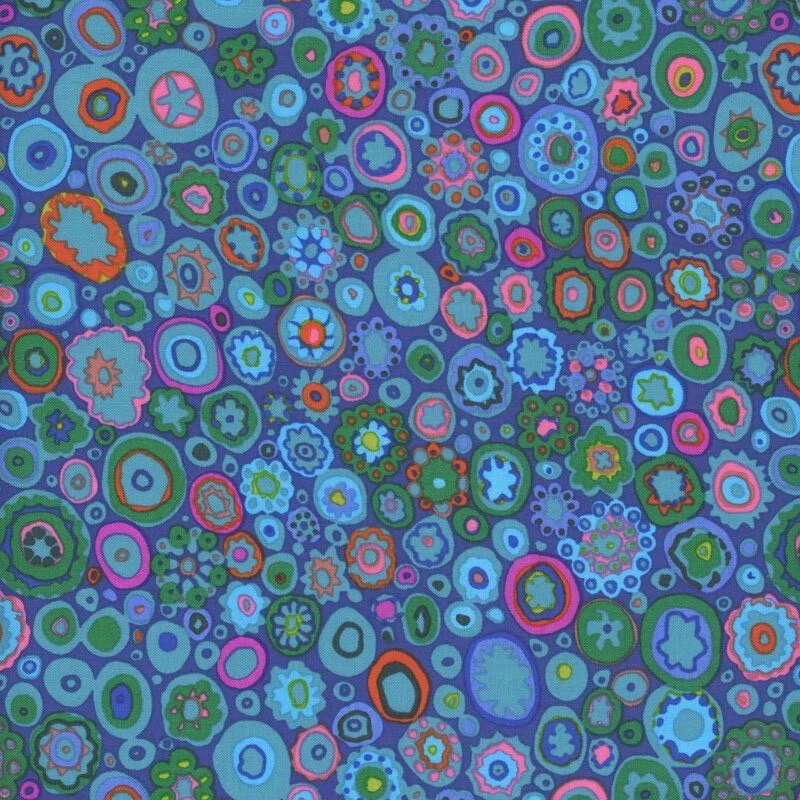 KAFFE FASSETT ROMAN GLASS TEAL GP01 24” X WOF original issue - Image 1 of 1