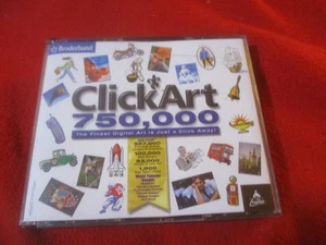 ClickArt 750,000 PC CD ROM-Finest Digital Art is Just a Click Away Broderbund - Picture 1 of 4