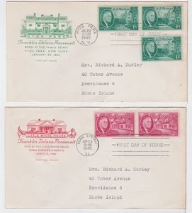 TurtlesTradingPost- Franklin D Roosevelt Memorial 1945 FDC #930- Farnam Cachets - Picture 1 of 3