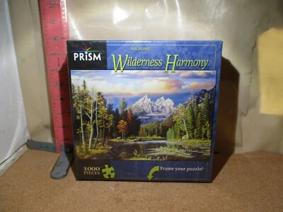 PRISM PUZZLES , 1,000 PIECE WILDERNESS HARMONY #98705 - NEW IN WRAPPER - Image 1 of 2