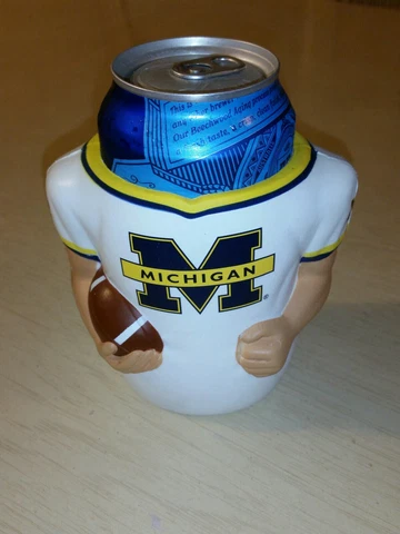 Sport Fx University of Michigan Football Player Can Cooler 12 oz. Koozie #1 Fan! Cover