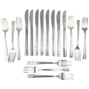 Northwest Flagship Silverplate Silverware International Knives and Forks - Picture 1 of 6