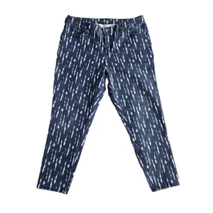 New Directions Jeans Women's 16R Blue Bleach Tie Dyed Skinny Stretch ND314-TDT - Picture 1 of 21