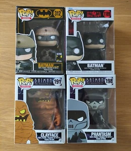 FUNKO POP - DC COMICS SET - BATMAN #312/#1189/CLAYFACE #191/PHANTASM #198 - Bild 1 von 1