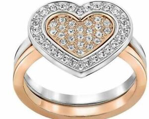 NIB $169 Swarovski Cupid Ring Size 58/US 8/L #5221430