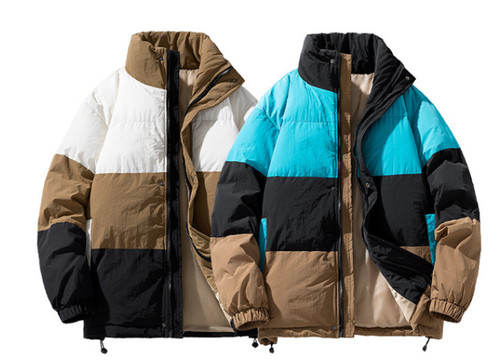 OFF WHITE Uomo invernale stand colletto ispessito caldo e freddo resistente casual piumino cotone j