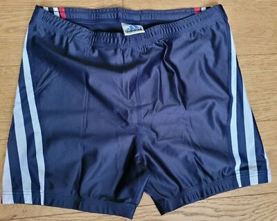Vintage Adidas Running Shorts Sprinter Shiny Glanz 80's Tight Fit 36 38 40 (PP - Image 1 of 4