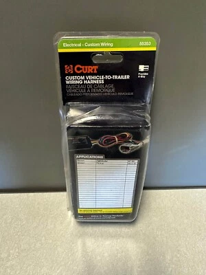 Cableado 4 planos de vehículo a remolque personalizado CURT 55353 para Nissan Pathfinder, camioneta Foto 1 de 4