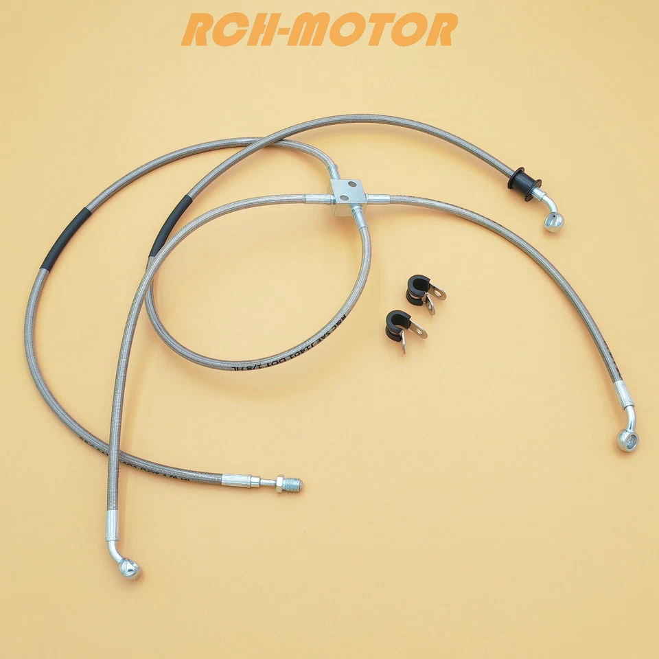 Conjunto de línea de manguera de freno delantero para Bombardier Can-Am Outlander 400 4x4 2004-2005 Foto 1 de 1