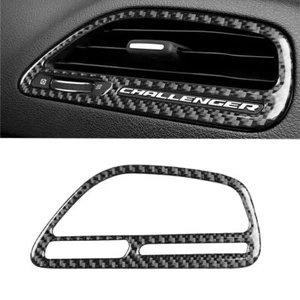 Carbon Fiber Passenger Side Air Vent Outlet Cover For Dodge Challenger 15-2020 - Picture 1 of 7