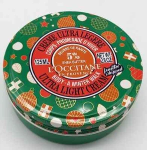 L'Occitane A Winter Walk ultraleichte Körpercreme mit 5 % Sheabutter 2,8 oz VERSIEGELT - Bild 1 von 1