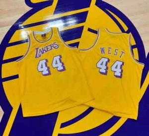 Historic SGA! LA Lakers Jerry West Jersey Opening Night 2024 Bronny-LeBron 1st - Picture 1 of 1