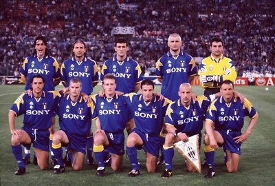 CLASSIC JERSEY Maglia JUVENTUS Finale Champions League 1996 VIALLI 9 DEL PIERO 10 RAVANELLI 11