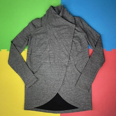 Chaqueta Lululemon Talla 6 That's A Wrap Jaspeada Slub Carbón Elastizada Terry Francés  Foto 1 de 4