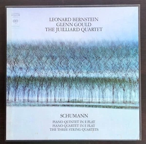 Leonard Bernstein/Glenn Gould The Juiliard Quartet - Schumann 3LP Box Set NM* - Picture 1 of 11