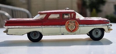 Corgi #482 1966 Chevrolet Impala Fire Chief Car, Unboxed, Gd Condition For Age - Image 1 of 4